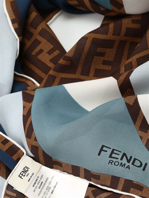 fendi tuch blau